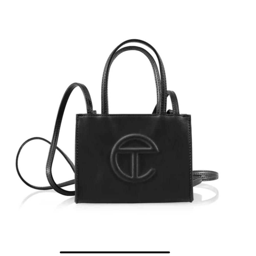 Telfar mini shopping bag - black - authentic